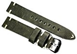 18 mm Rio s1836 kräftiges cuir de vachette Military Style Bracelet Rétro Quality Strap bande vert Marine Militaire aviateur Top Qualité