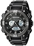 Armitron Sport Men's 20/5108BLK Analog-Digital Chronograph Black Resin Strap Watch