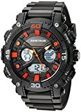 Armitron Sport Men's 20/5108ORG Orange Accented Analog-Digital Chronograph Black Resin Strap Watch