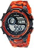 Armitron Sport Men's 40/8347COR Digital Chronograph Black and Orange Camouflage Resin Strap Watch