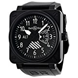 BELL AND ROSS BIG DATE ALTIMETER HOMME 46MM AUTOMATIQUE MONTRE BR0196-ALTIMETER
