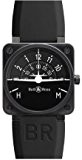 BELL AND ROSS TURN COORDINATOR HOMME 46MM AUTOMATIQUE MONTRE BR0192-TURNCOOR