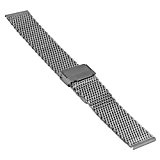 Bracelet de montre en acier inoxydable, Maille milanaise/Mesh, 20813, 22 mm