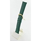 Bracelet de montre en Cuir de Veau Classic 18mm Vert Sapin - Vert Sapin-28, 18 mm