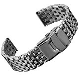 Bracelet de montre Geckota acier inoxydable SUPER Engineer Acier Poli, Poli, 20mm + 22mm