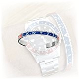 Bracelet OFFICIAL GENEVA GMT bleu rouge