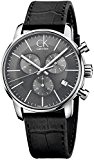 Calvin Klein Hommes de montre à quartz avec chronographe à quartz en cuir k2g271 °C3