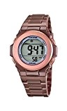 Calypso watches - K5661/3 - Montre Femme - Quartz - Digitale - Alarme/Chronomètre - Bracelet plastique Marron