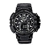 Caoutchouc Bande homme - LED numérique Sport - plongée sous-marine étanche - Quartz montre-bracelet Fulltime®