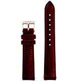 cluse bande de montre de bracelet pour montre cls316 cls316 Bracelet de Montre bracelet cuir de rechange 16 mm rouge rosé
