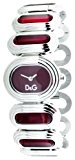 Dolce&Gabbana - DW0619 - Montre Femme - Quartz Analogique - Cadran Rouge - Bracelet Acier Argent