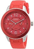 Esprit - ES105332004 - Montre Femme - Quartz Analogique - Cadran Rouge - Bracelet Silicone Rouge