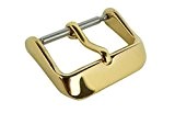 Eulit Chrono Boucle de remplacement Buckle acier inoxydable IP couleurs d'or pour cuirarmbänder , Largeur du bracelet:22mm