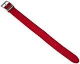 EULIT Uhrenarmband Perlonband | Durchzugsband, in 20mm, Farben:rot