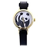 Fashion Femme Watch, Reason Panda bande de faux cuir analogique bracelet à quartz Nior