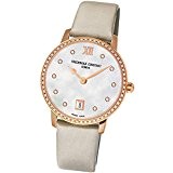 Frederique Constant Slim Line Joaillerie Rose Gold Plated & Diamond Womens Watch FC-220MPW4SD34
