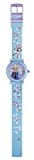 Frozen enfants de montre à quartz avec affichage analogique et bracelet en plastique bleu cadran multicolore froz13