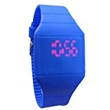 Fulltime® Mode Mode Classique Colorful Le Sport Wrist Watch Jelly ultra-mince LED Silicone