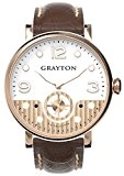 Grayton - GR-0014-007.1 - Montre Homme - Quartz - Analogique - Bracelet Cuir marron