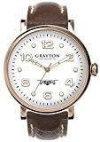 Grayton - GR-0014-007.5 - Montre Homme - Quartz - Analogique - Bracelet Cuir marron