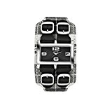 Guess - I80017L1 - Montre Femme Acier - Quartz Analogique - Bracelet de force en Cuir / Tissu Noir et ...