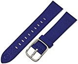 Hadley Roma Bnd200rf 200 20 mm Cuir Vachette Bleu Bracelet de montre