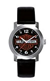 Harley Davidson - 76A04 - Montre Homme - Quartz Analogique - Bracelet Cuir Noir