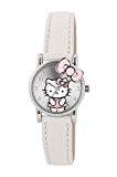 Hello Kitty - HK010 - Montre Enfant - Quartz Analogique - Bracelet Polyuréthane Blanc