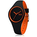 ICE-Watch - Duo - Black orange - Small 1557 - Montre Quartz - Affichage Analogique - Bracelet Silicone Multicolore et ...