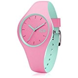 Ice-Watch - Duo - Pink mint - Small 1570 - Montre Quartz - Affichage Analogique - Bracelet Silicone rose et ...