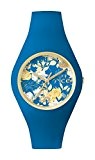 ICE-Watch - ICE.FL.MYS.U.S.15 - Ice Flower - Mystic - Montre Femme - Quartz Analogique - Cadran Bleu - Bracelet Silicone ...