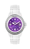 ICE-Watch - Montre femme - Quartz Analogique - Ice-Star - White - purple - Unisex - Cadran Violet - Bracelet ...