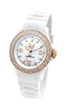 ICE-Watch - Montre femme - Quartz Analogique - Ice-Star - White - Small - Cadran Blanc - Bracelet Silicone Blanc ...
