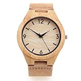 iMing Fait main montres en bois naturel à la main nouveau bois de bois montres cadeaux
