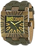 Just Cavalli - R7251585503 - Timesquare - Montre Homme - Quartz Analogique - Cadran Vert - Bracelet Tissu Vert