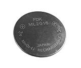 Knopfzellen Akku Batterie ML2016 ML-2016 Lithium Wideraufladbar passt in Solar Casio Uhren Modelle