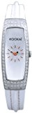 Kookai - SPE1613-0001 - Montre Femme - Quartz Analogique - Cadran Argent - Bracelet Cuir Blanc