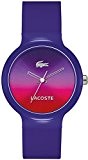 Lacoste - 2020079 - Montre Femme - Quartz Analogique - Cadran Multicolore - Bracelet Silicone Violet