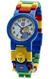 LEGO Classique minifigurine-lien - Montre Enfant - Quartz Analogique - Cadran Blanc - Bracelet Plastique Multicolore - 9005732