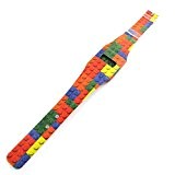 Les Trésors De Lily [N8772] - Montre digitale ecologique "Pappwatch" multicolore (Lego)