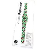 Les Trésors De Lily [N8777] - Montre digitale ecologique "Pappwatch" vert rose (Printemps)