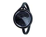 Lexon - LM132N - Take Time - Montre Mixte - Quartz Analogique - Cadran Noir - Bracelet Silicone Noir