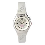 Limit de Sekonda Fille Montre étoiles et les papillons disque rotatif Cadran Bracelet en plastique blanc 6678 - Baby Watch ...