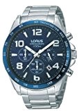Lorus - RT353CX9 - Montre Homme - Quartz Analogique - Chronomètre/Aiguilles/Luminescent - Bracelet Acier Inoxydable Argent