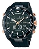 Lorus Watches Gent's Black Alarm Chronograph Watch