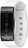 MADISON NEW YORK - CT-04 - Montre Mixte - Quartz - Digitale - Alarme - Bracelet plastique Blanc