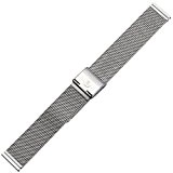 Marburger Milanaise - Bracelet de montre en acier inoxydable - 18 mm