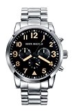 Mark Maddox - HM3004-54 - Montre Homme - Quartz Chronographe - Bracelet Argent