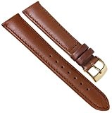 Minott Uhrenbänder EU-23978-19G - Bracelet pour montre, Cuir de veau, couleur: marron