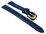 Minott Uhrenbänder PM-24349-14G - Bracelet pour montre, cuir, couleur: bleu